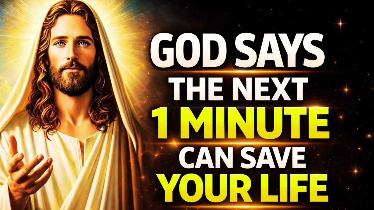 🙏 God Says: The Next 1 Minute Can Save Your Life | Urgent Message From God Today ✨ Listen Carefully