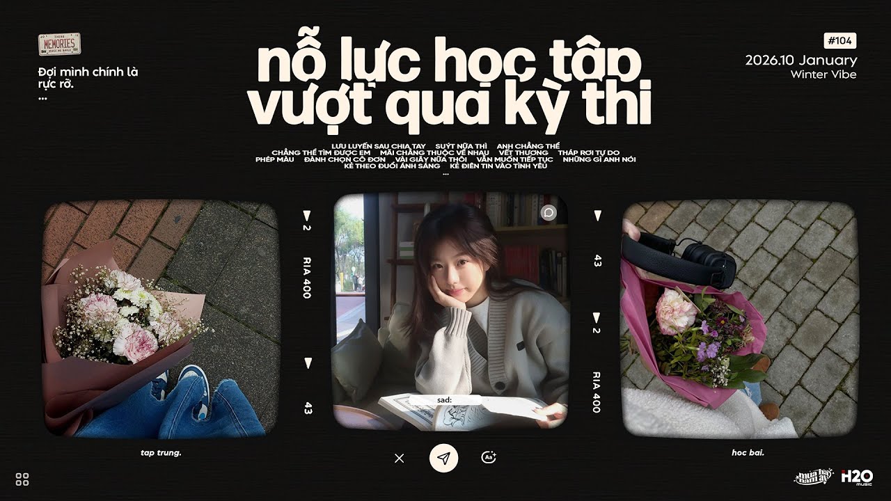 'nỗ lực học tập vượt qua kỳ thi' #3 📚📖 Playlist Nhạc Chill Học Bài.