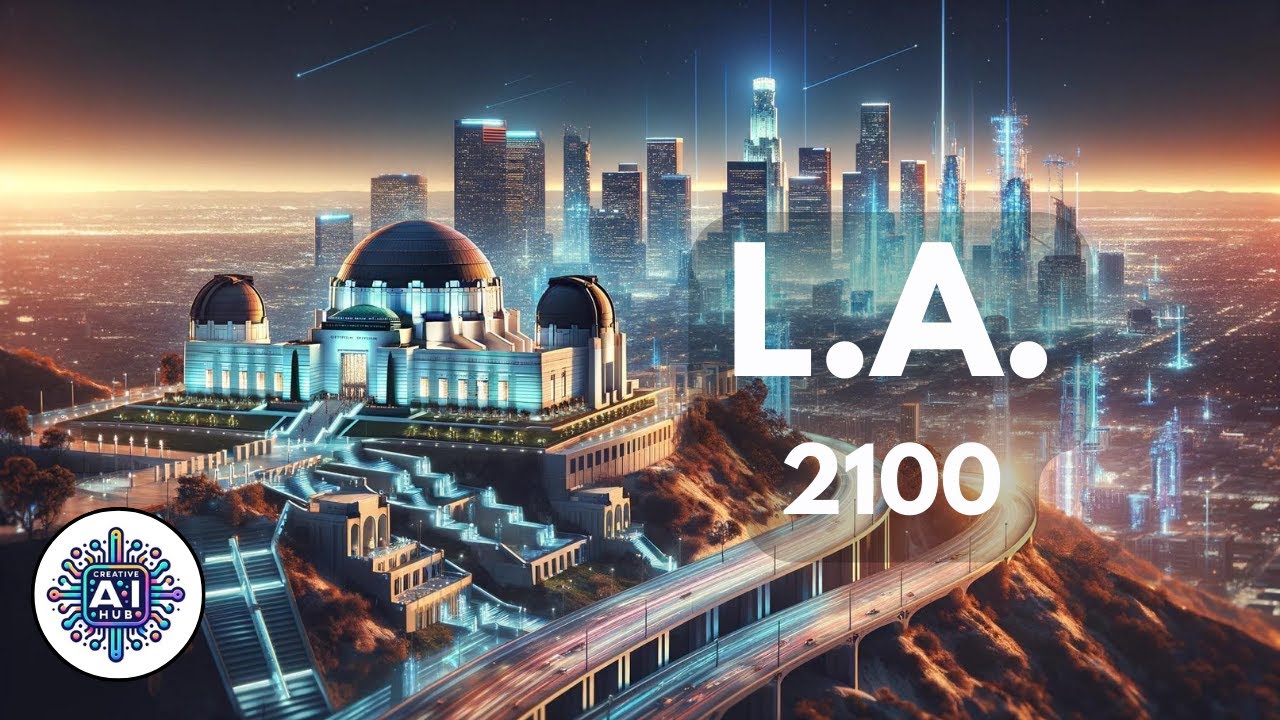 L.A. Like Never Before! AI Transforms Iconic Landmarks into 2100 Masterpieces 🔮🏖️🏛️