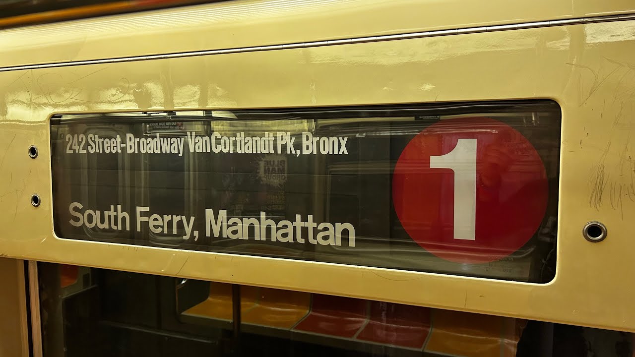 IRT Bway-7th Ave Line: R62 (1) Train Ride from Rector St to 242nd St via South Ferry Loop