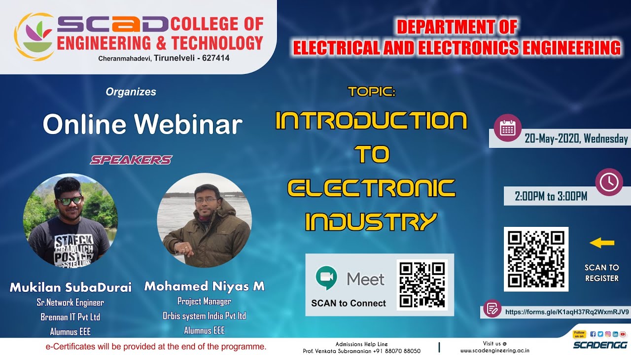 Online Webinar - Introduction to Electronic Industry
