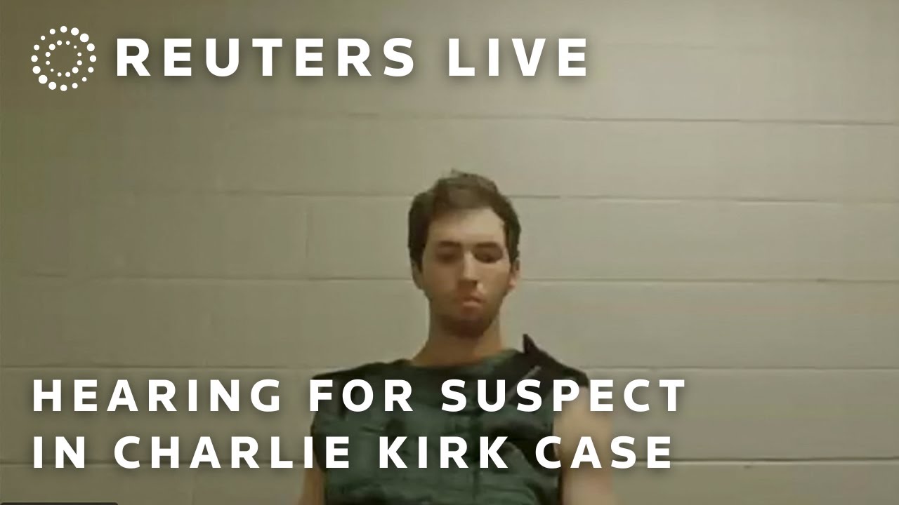 LIVE: Hearing in case of suspect accused of assassinating Charlie Kirk