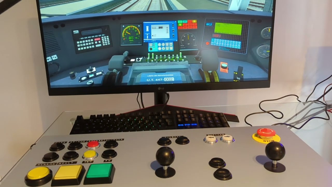 Simulador Ferroviario REALISTA (Pupitre casero) [Railworks Train Simulator Classic, Open Rails, etc]