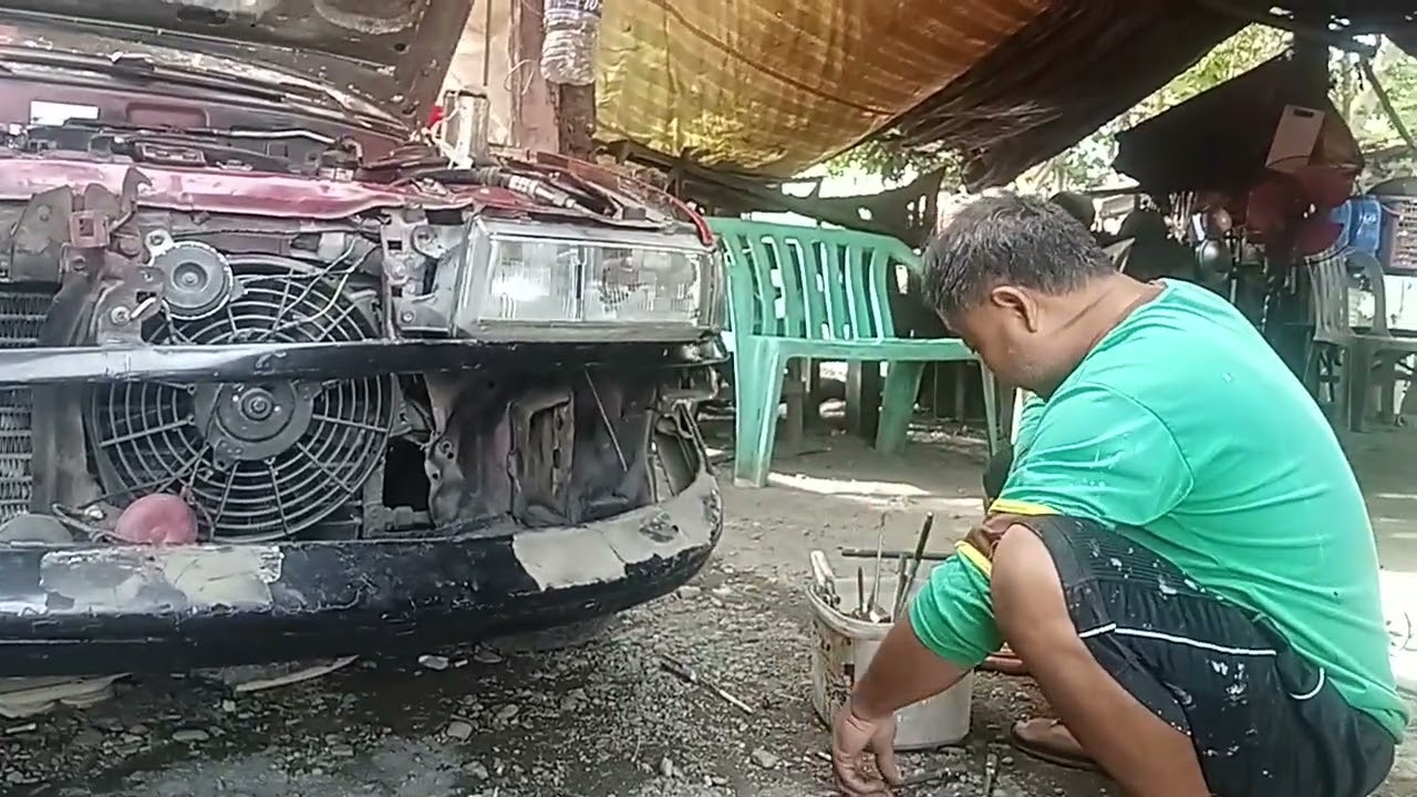 Tingnan nyo ung nangyari sa bamper ko