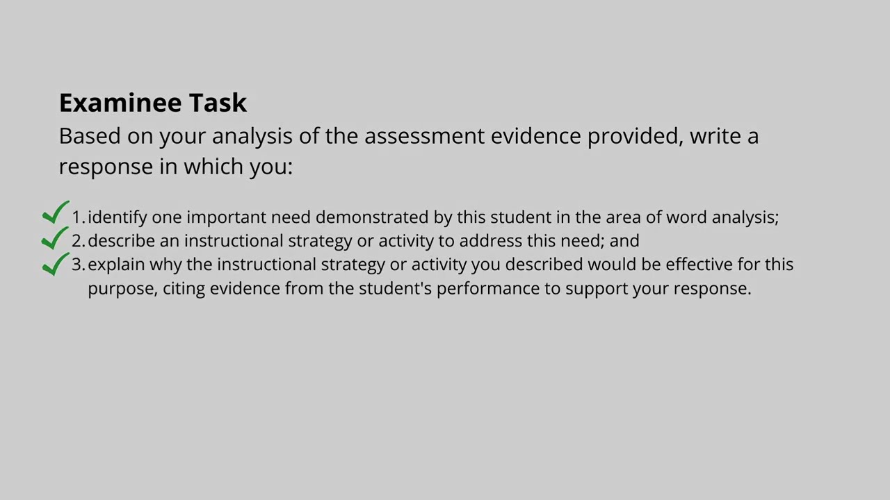 RICA Test Subtest 1 Long Essay Workshop