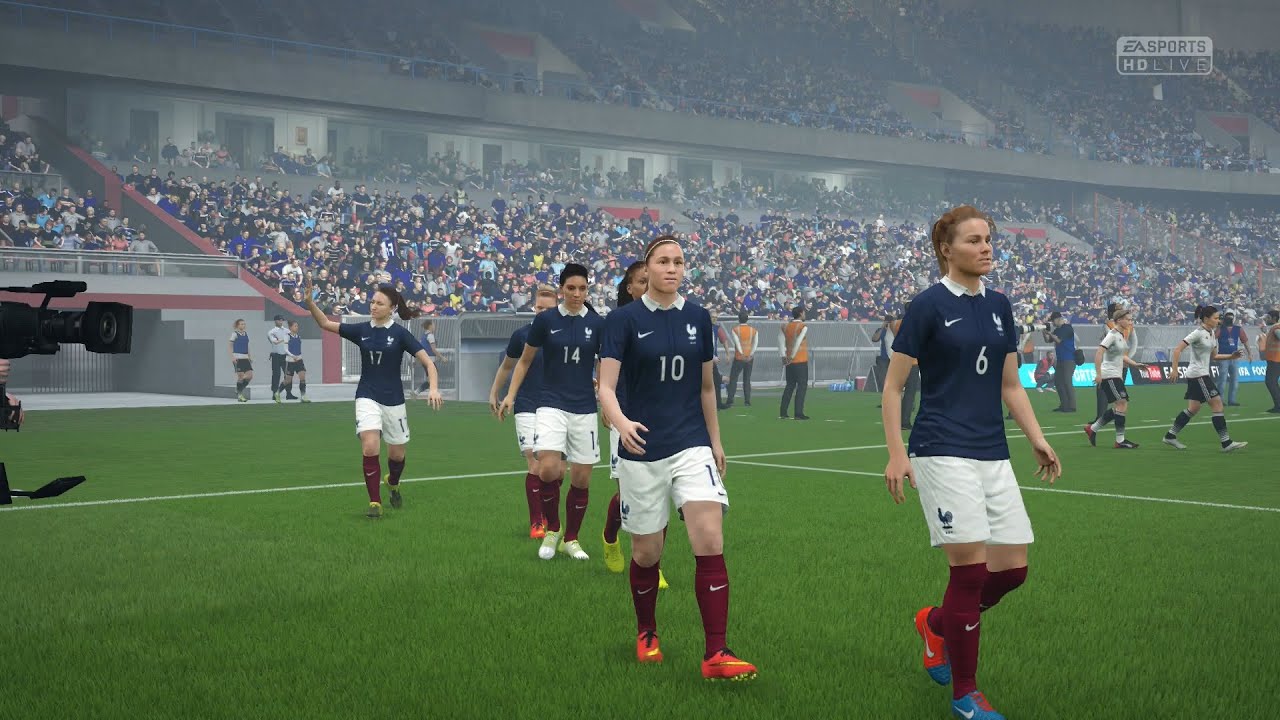 FIFA 16 Women's | France vs Germany - Full Gameplay (PS4/Xbox One)