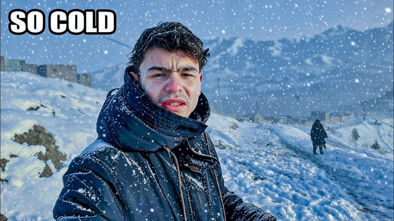 Surviving Extreme Snow in Afghanistan ❄️/ Silent Vlog 🇦🇫 