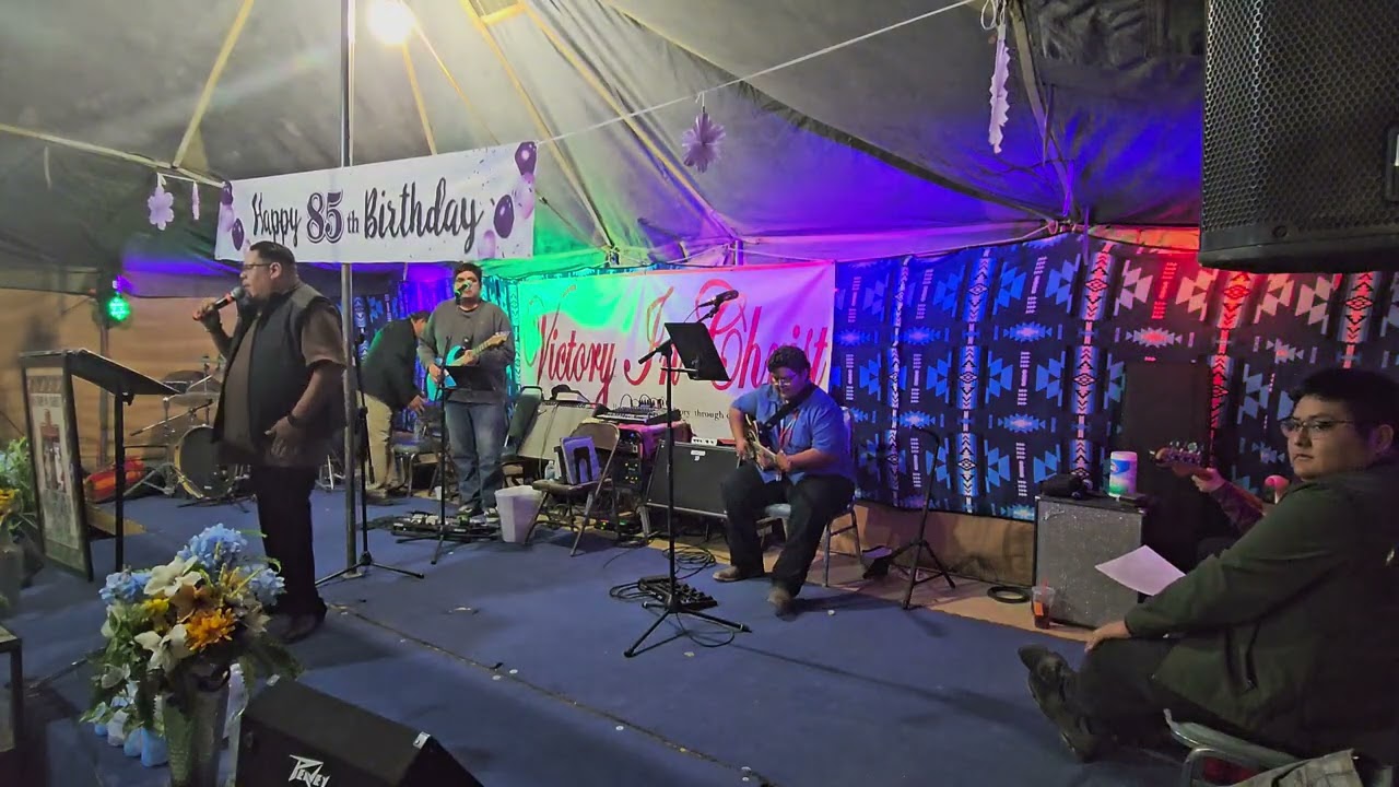 Lyle Benally @ Victory In Christ Revival in Crownpoint, NM.