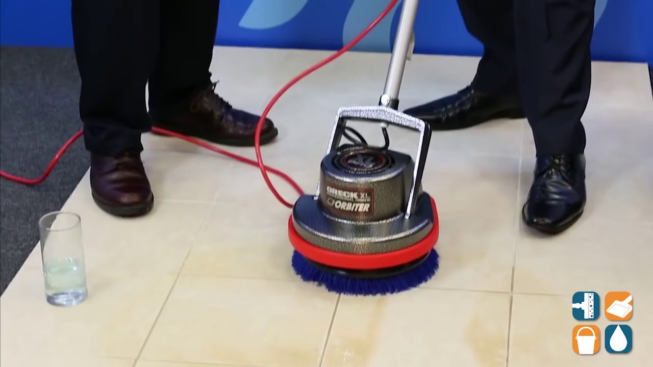 Oreck ORB550MC Commercial Orbiter Floor Machine Hard Surface Demo