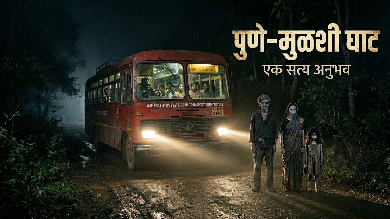 रात्री घाटात ST बस चुकीच्या रस्त्यावर गेली&hellip; |Marathi Horror Stories | Marathi Horror Katha |