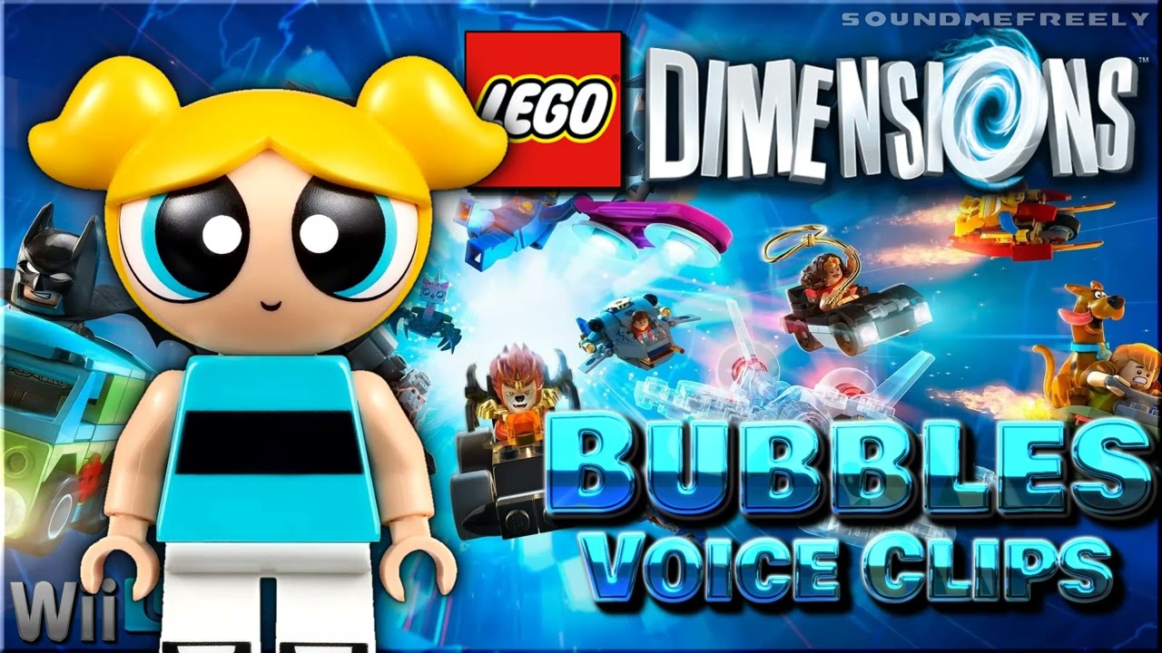Все голосовые записи Bubbles • Lego Dimensions • (Кристен Ли) Все голосовые линии