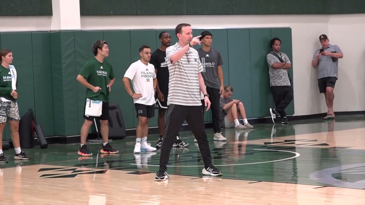 2024-25 Hawaii Men's Basketball First Practice
