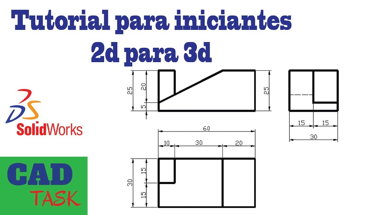 SOLIDWORKS - DICA 28 - 2D PARA 3D - CADTASK