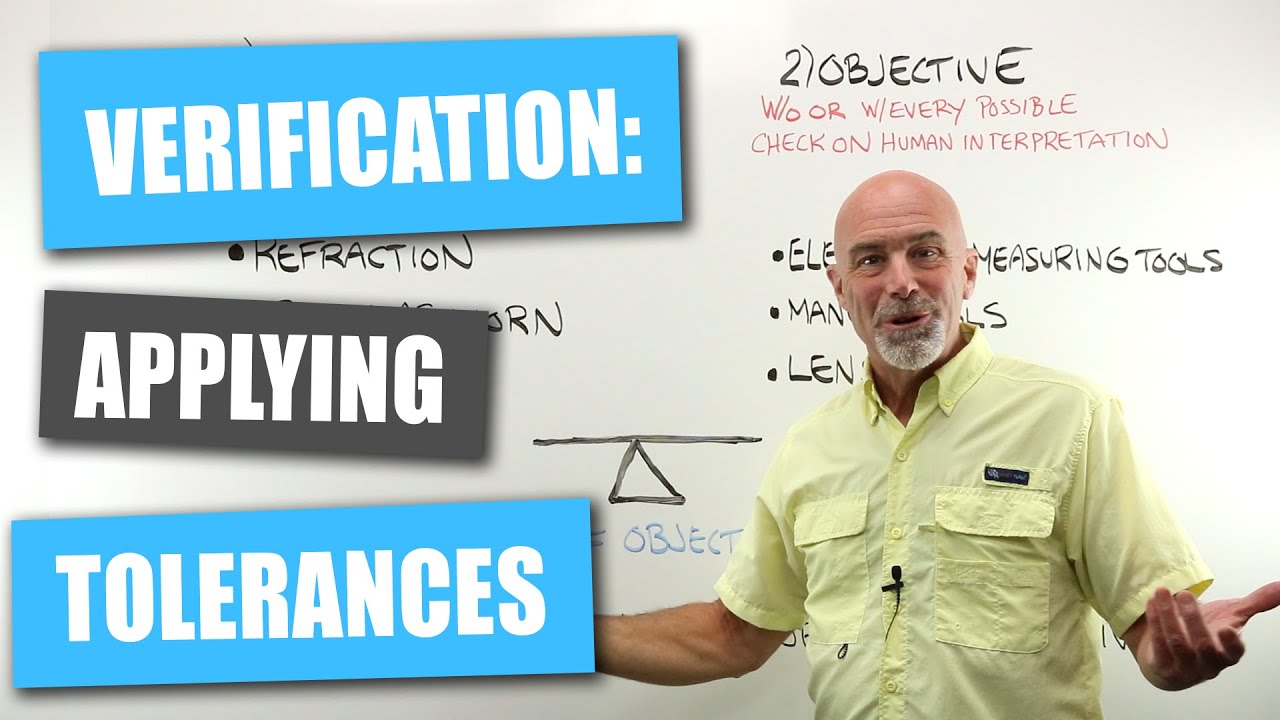 Verification or Final Inspection of Frames and Lenses: Checking Tolerances and Standards