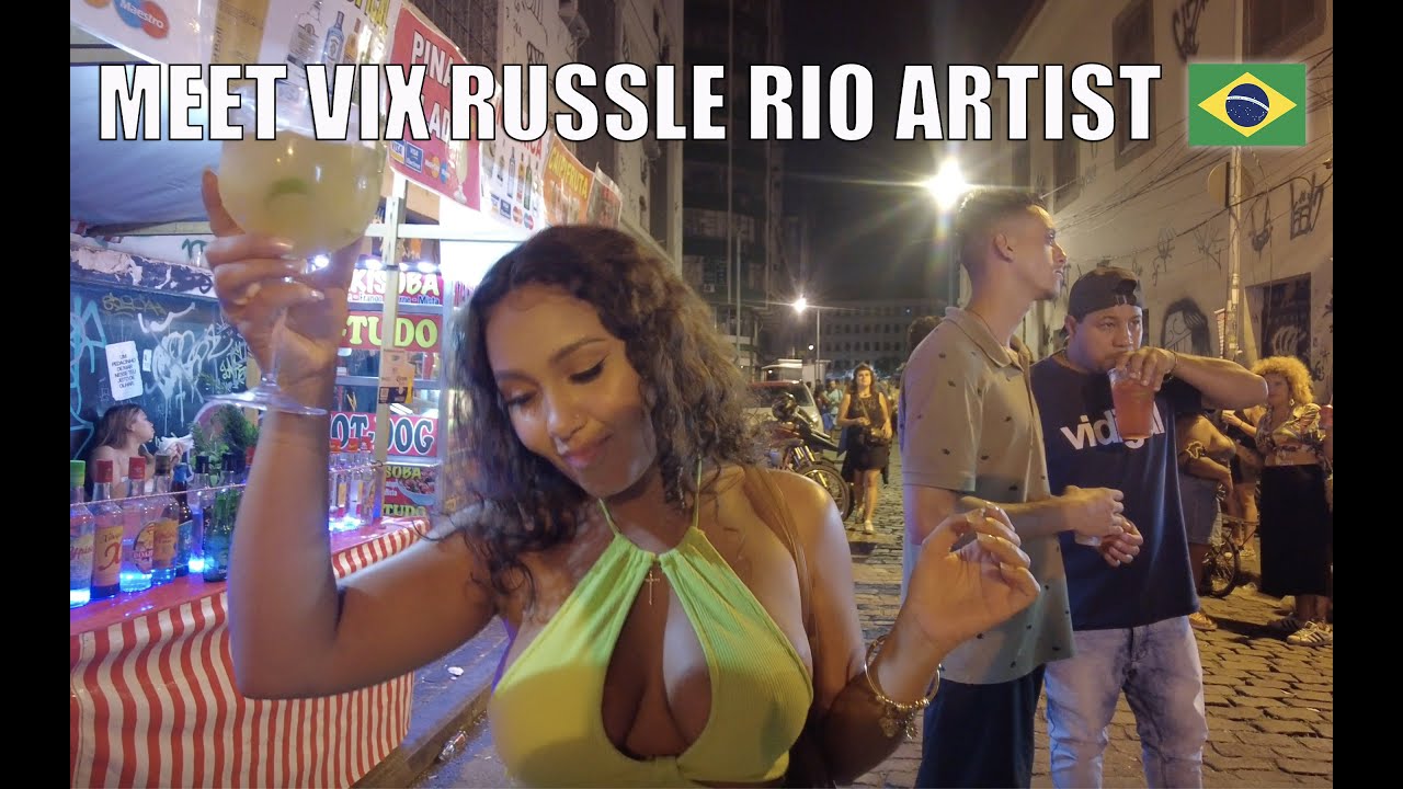 Rio De Janeiro Lapa Distric || Meet ViVi  rapper, singer and model
