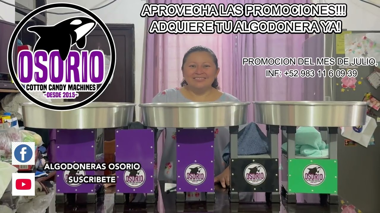 POR ANIVERSARIO, PROMOCIONES EN EL MES DE JULIO, APROVECHA Y COMPRA TU ALGODONERA DE OSORIO.