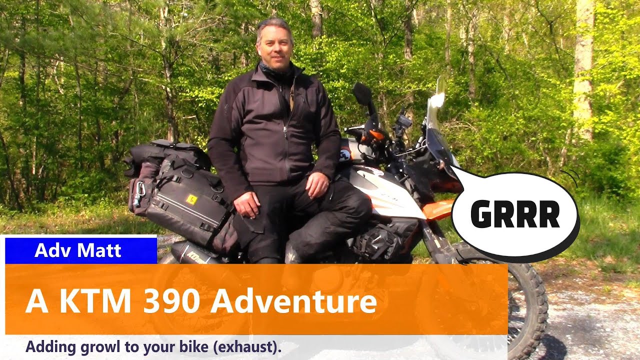 Приключение KTM 390. Добавьте немного рычания своему мотоциклу (выхлопной системе).