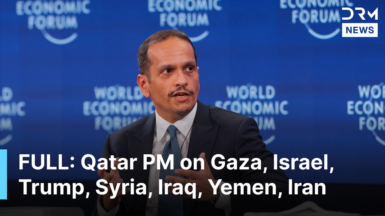 FULL: Qatar's PM on Gaza, Trump's Peace Plan, Israel, Syria, Iraq & Yemen at WEF 2026 | AC1G