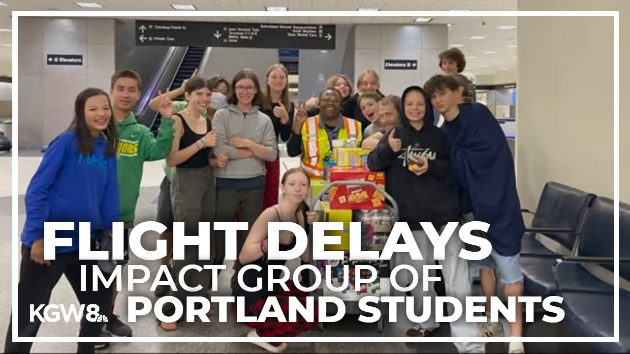Portland students stranded in Texas amid widespread flight delays