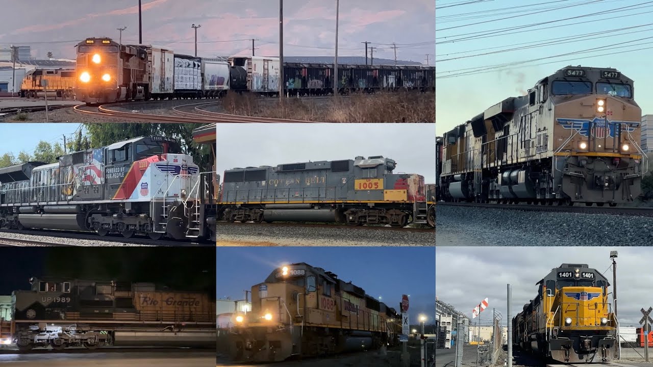 Bay Area and Monterey County Trains: Rare UP Run on Santa Cruz Branch, Coast Sub Manifests, & More