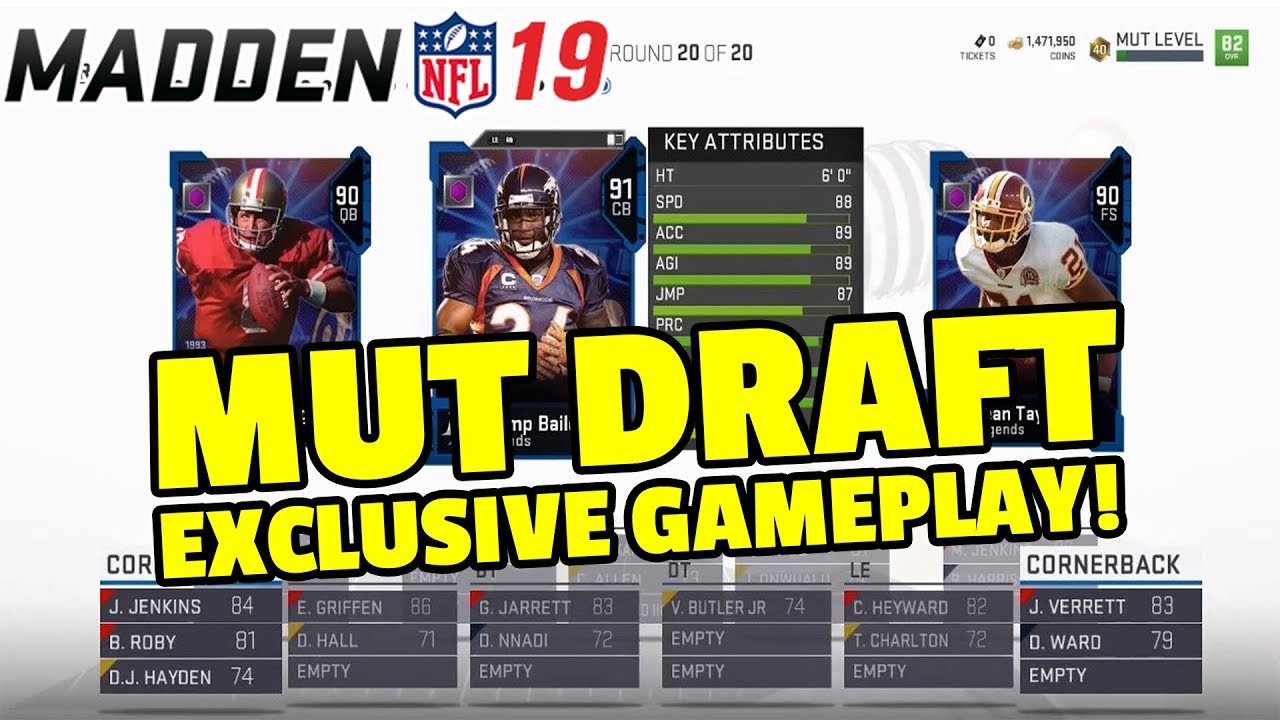 FINAL BUILD Madden 19 Ultimate Team Gameplay | MUT DRAFT vs. Cookieboy17 | EXCLUSIVE EARLY FOOTAGE