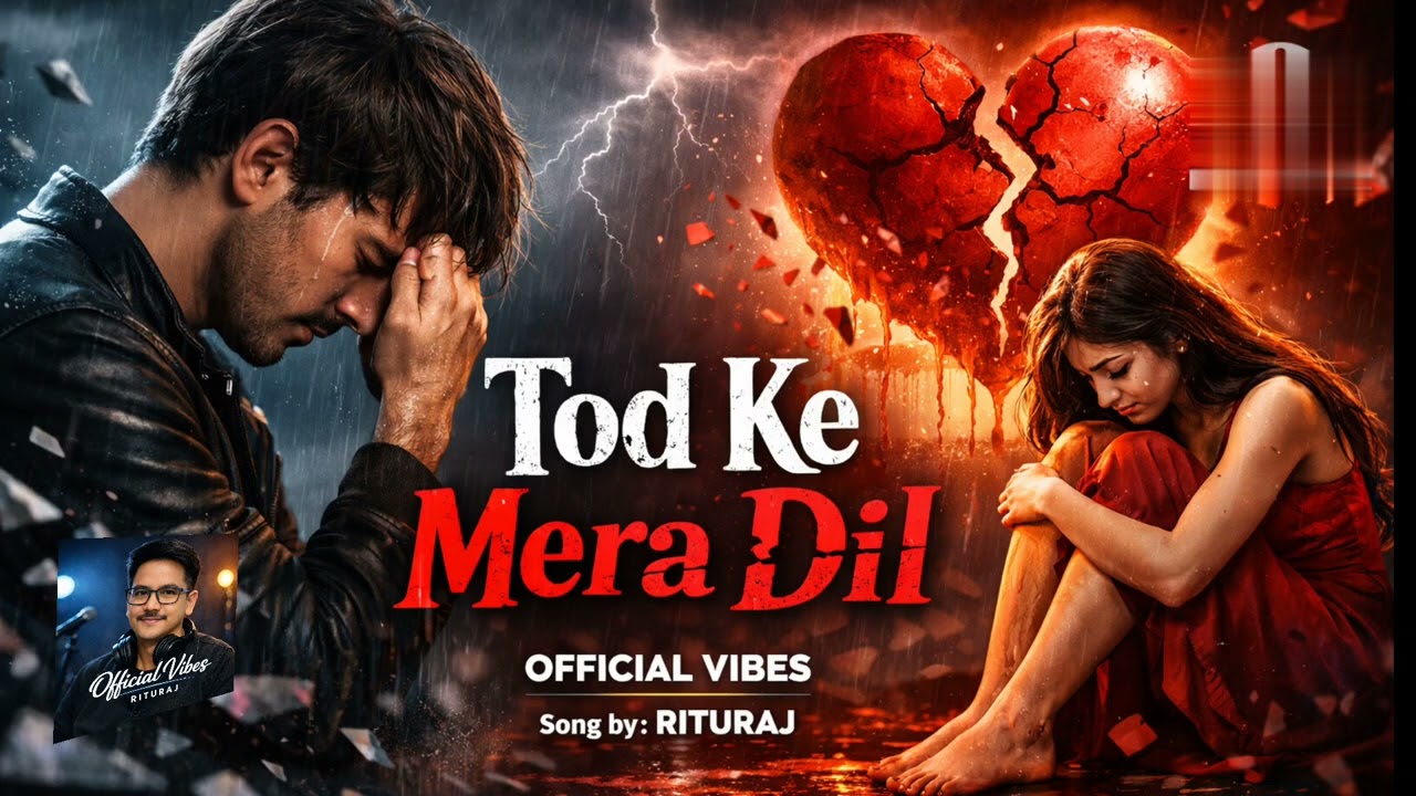 Tod Ke Mera Dil । Hindi Sad Song । RiturajAI । Official Vibes ।