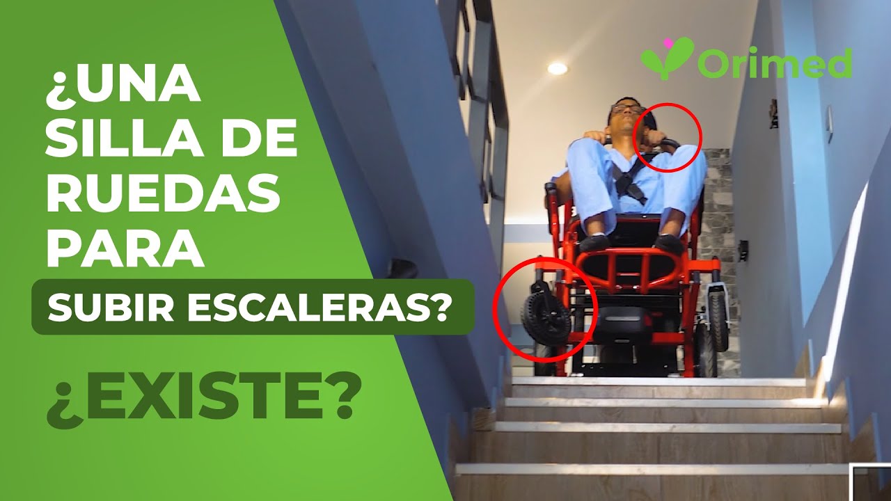 SILLA DE RUEDAS PARA SUBIR ESCALERAS - SILLA SALVA ESCALERAS