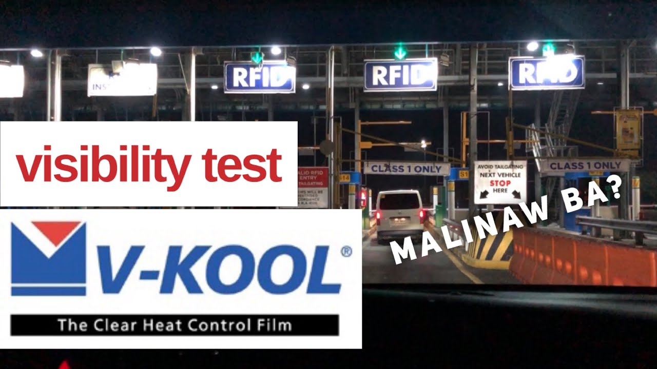 V-KOOL TINT VISIBILITY TEST (Night, Raining and Gloomy Conditions) Reviews Tagalog Philippines