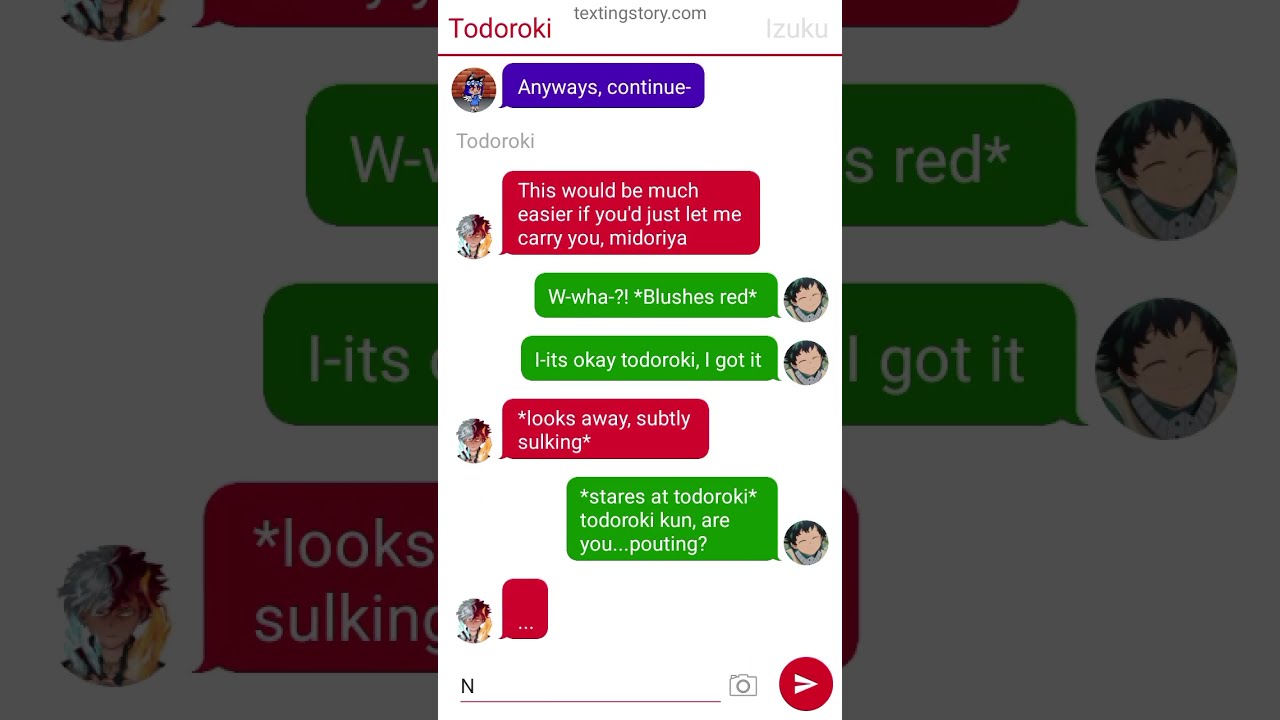Abused Deku Texting Story || Part 10|| TodoDeku