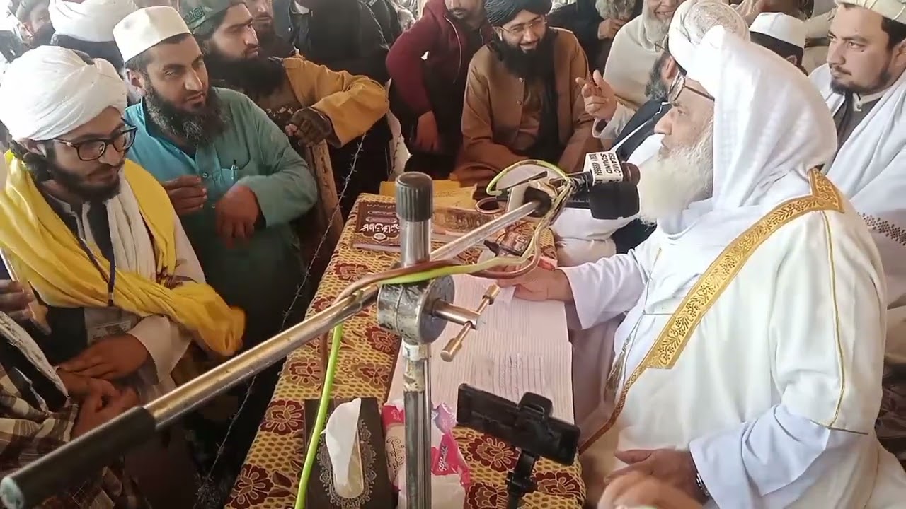 شیخ الحدیث مولانا محمد ادریس صاحب کا اجتماعی نکاح کا تقریب۔۔۔