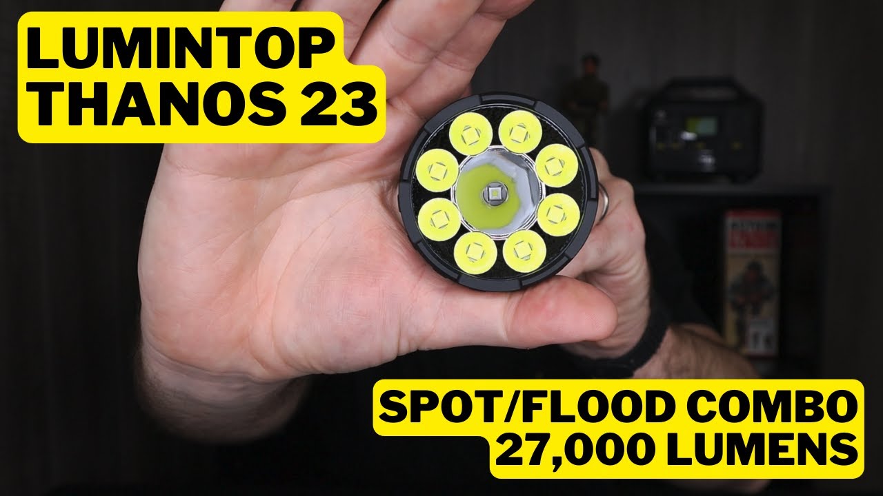 Обзор Lumintop Thanos 23: 27 000 люменов мощности