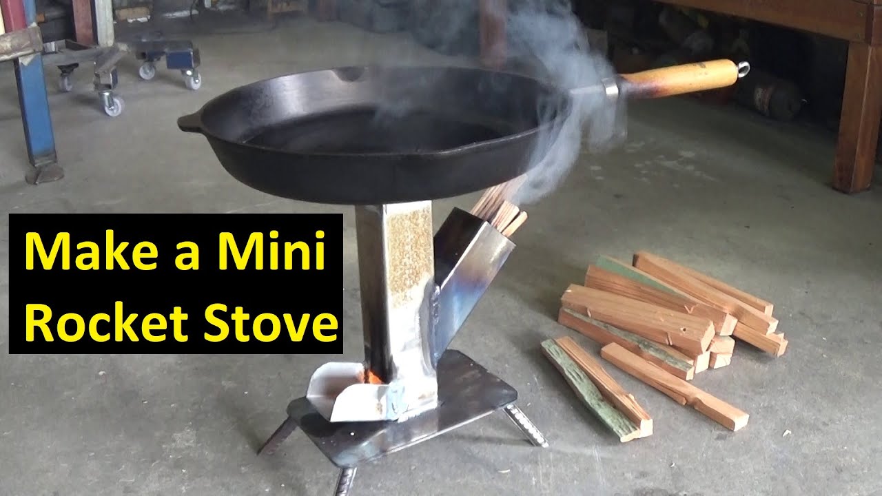 Make a Rocket Stove from scrap