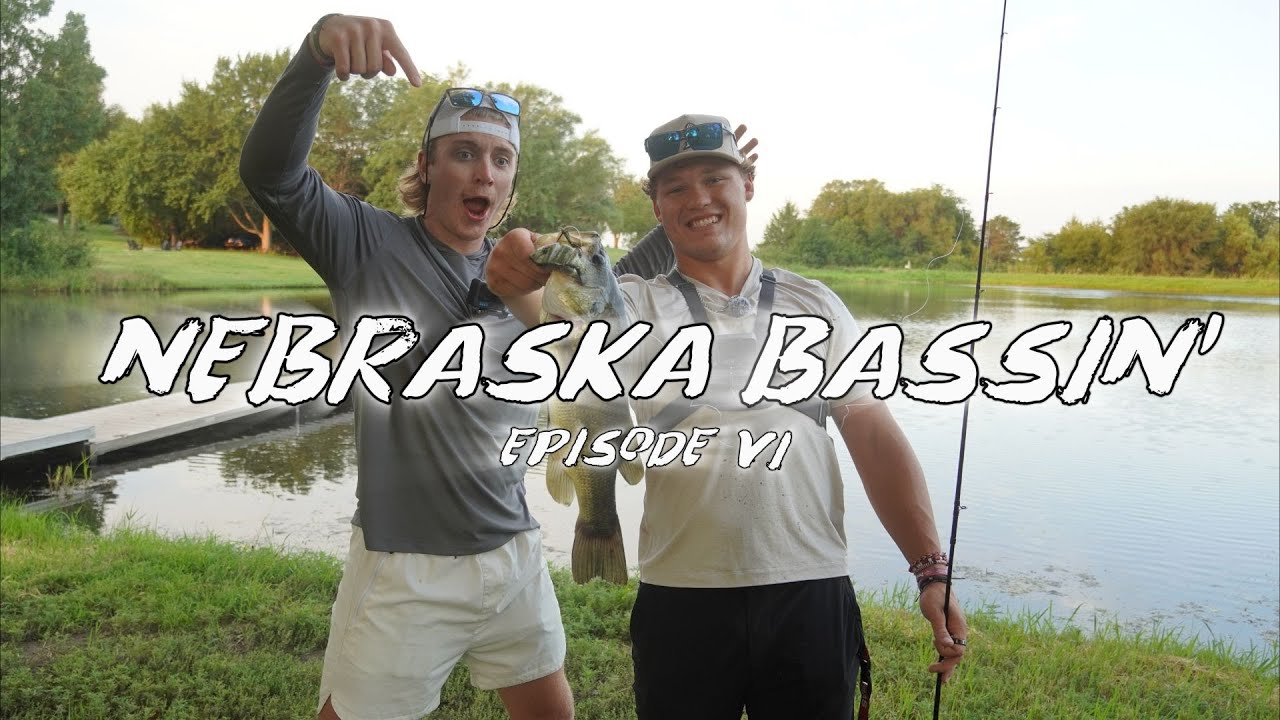 Fishing LOADED Pond With Arkansas Baseball Player CAM KOZEAL - Nebraska Bassin' - Episode VI