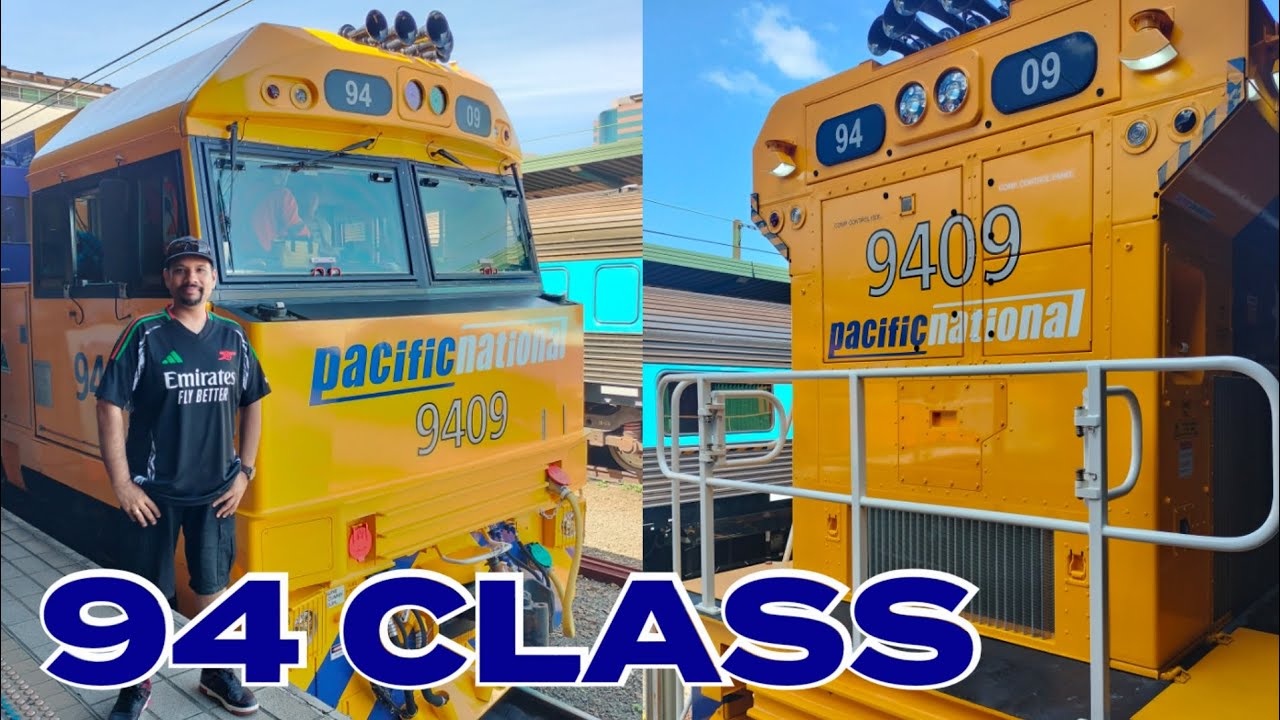 94 Class Heavy Haul Locomotive | Drivers cab visit at Sydney Central