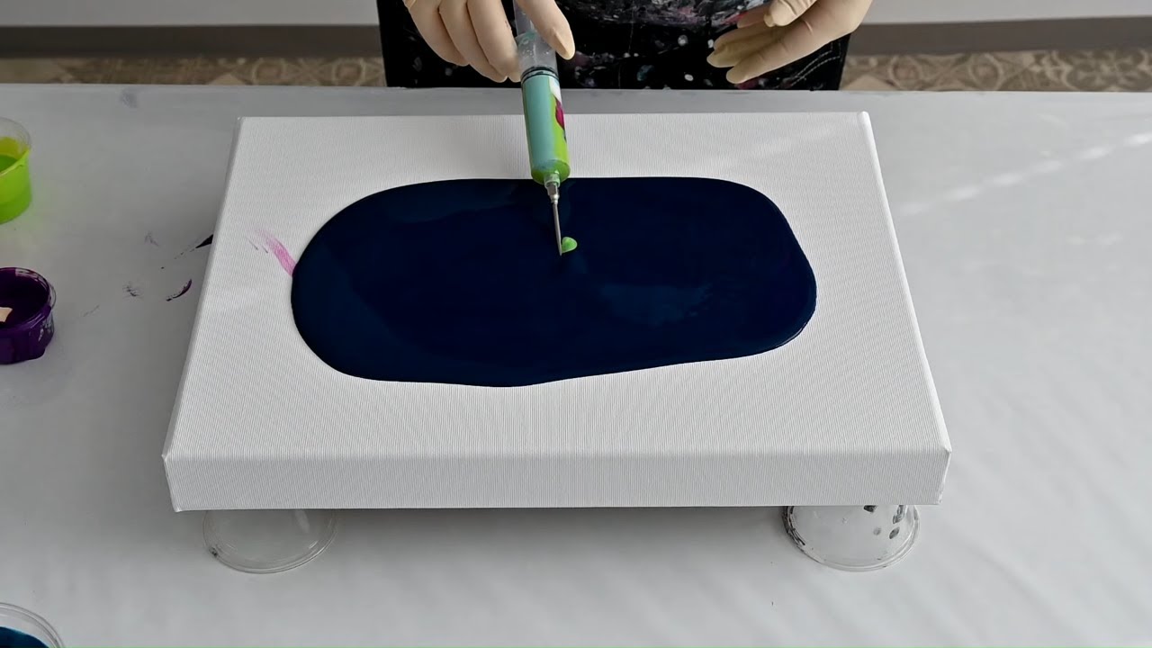Syringe Acrylic Pour ~ Create Stunning Abstract Art with THIS Crazy Technique! ~ Fluid Art