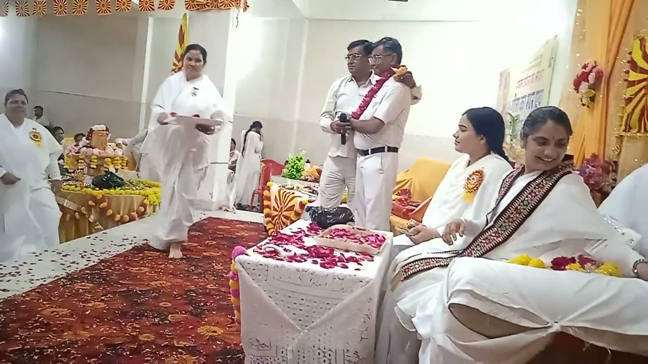मीरा पैलेस में दो दिवसीय कार्यक्रम में सभी भाई/बहिनों का आदर सत्कार//ओम् शान्ति 🌺🙏🏻🌺🇲🇰🌺//