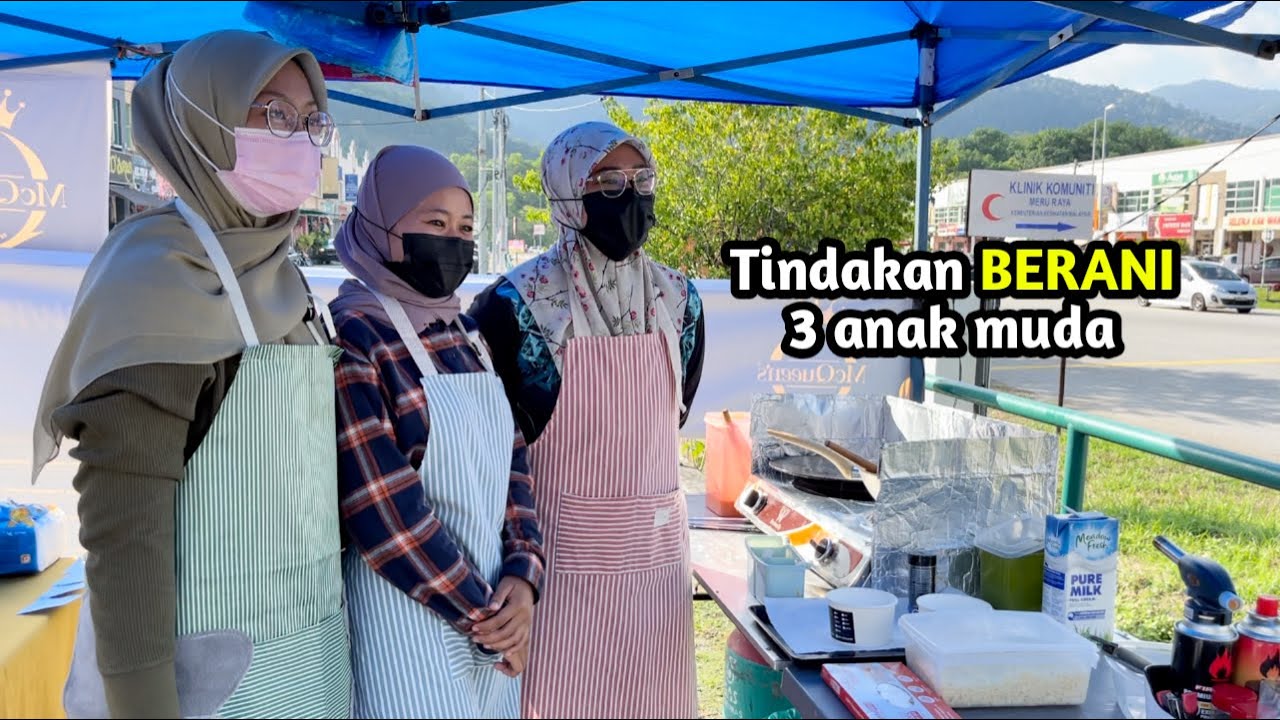 TERGEMPAR! 3 anak muda MENGGEGARKAN bandar Ipoh,membawa menu RAHSIA dari kafe HIPSTER ke TEPI JALAN!