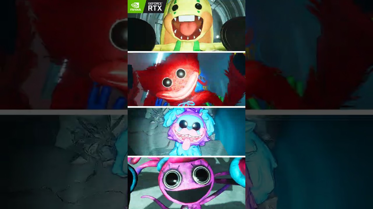 All Main Boss Jumpscares 😱 | Poppy Playtime Chapter 2 [RTX 4060]