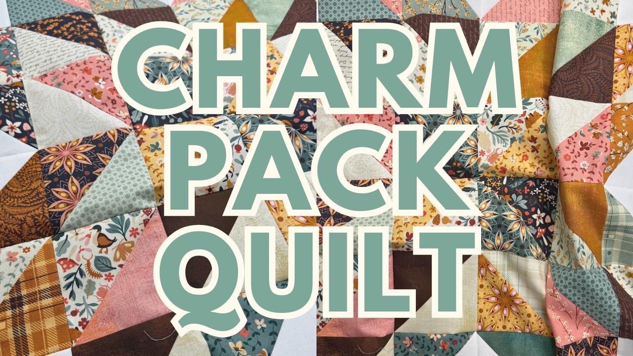 One Charm Pack + One Yard of Fabric = Adorable Baby Quilt | Free Quilt Pattern