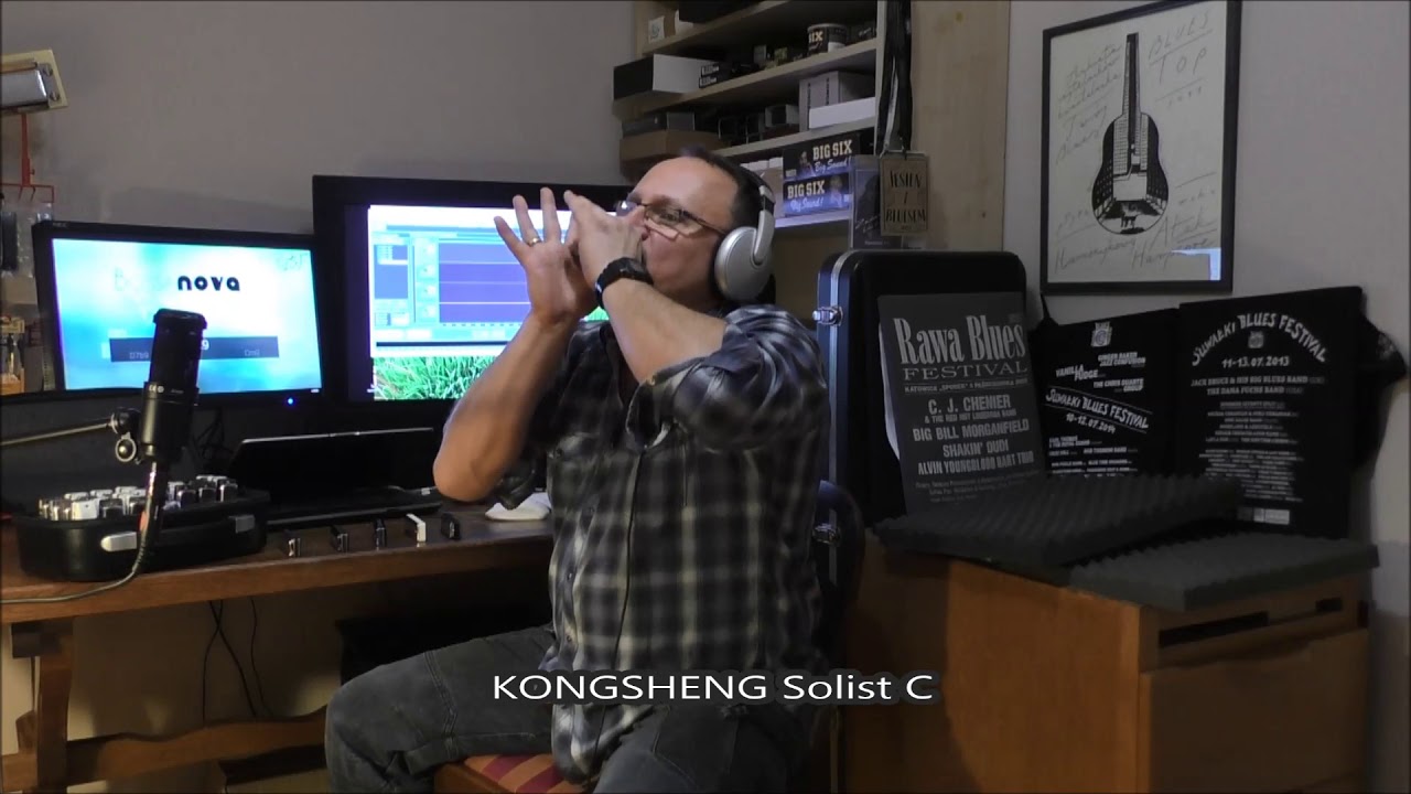 Kongsheng diatonic harmonica comparison. How it sounds?