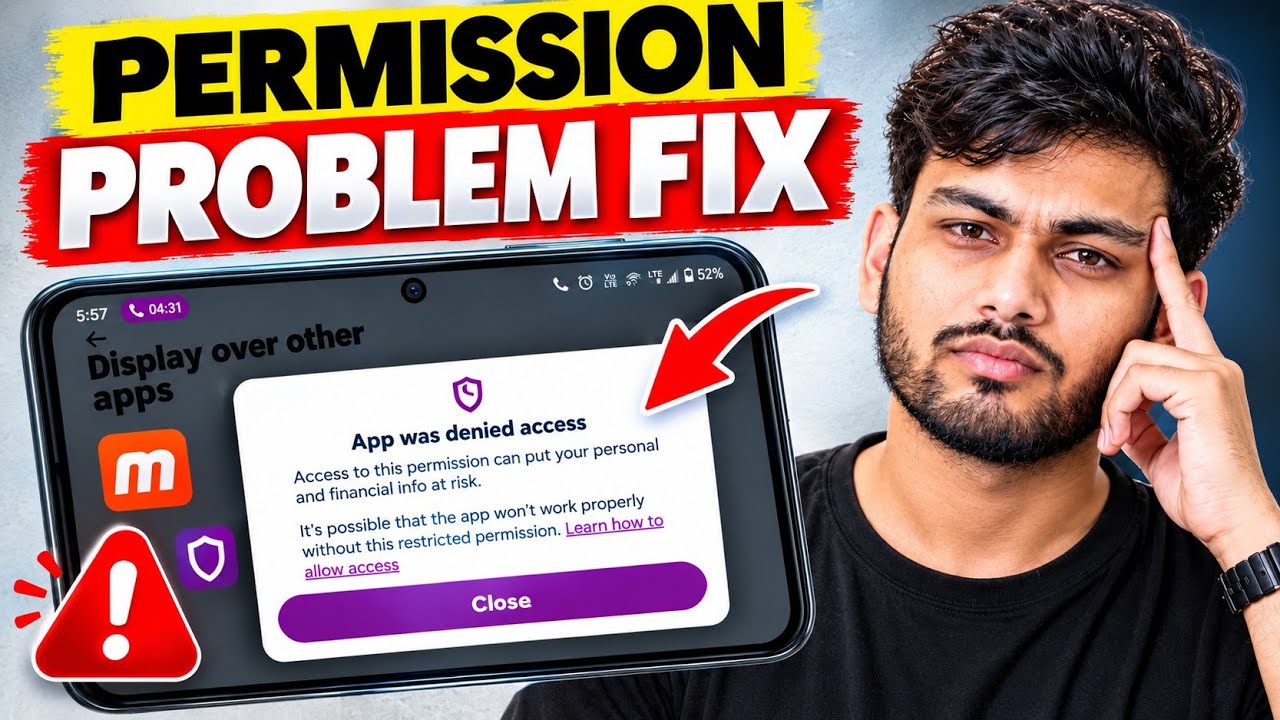 How to Fix App Was Denied Access on Android | Allow Restricted Settings | SMS Permission Fix