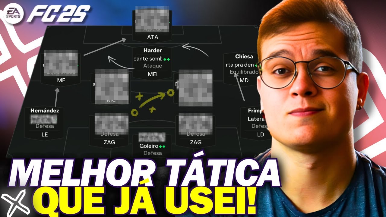 FC 25 | ✅ MELHOR FORMAÇÃO TÁTICA E META ATUALIZADA! Melhores táticas do FC 25