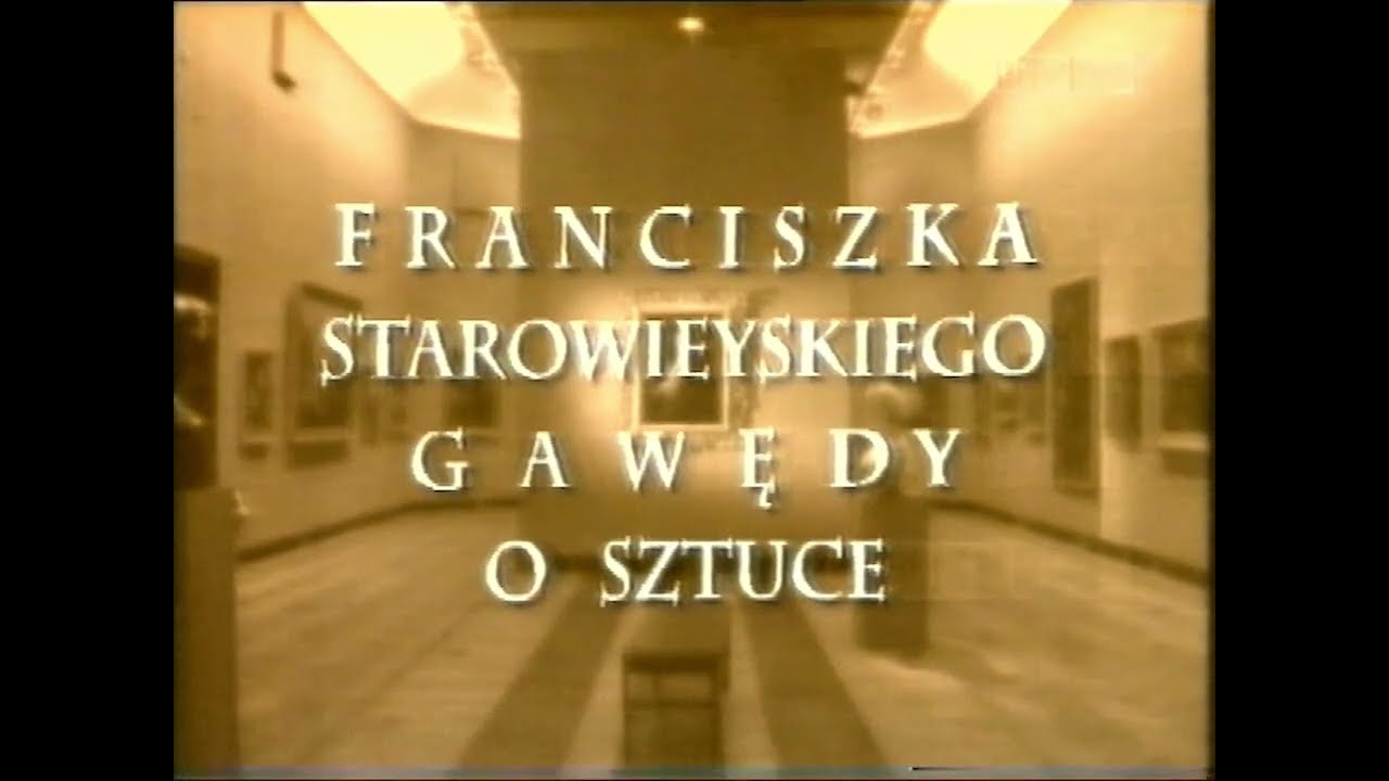 📼 Franciszka Starowieyskiego Gawędy o sztuce – Antoni Michalak [VHS RIP] TVP1