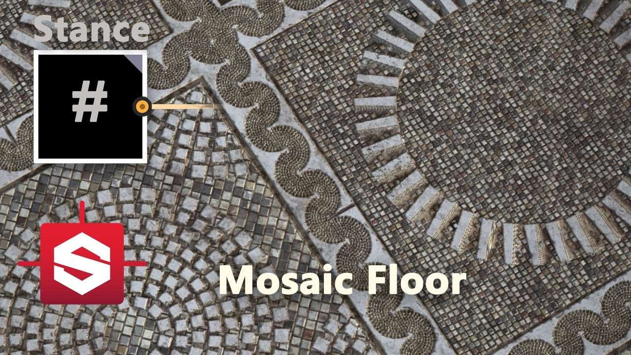 Mosaic Floor - Substance Designer Material Breakdown