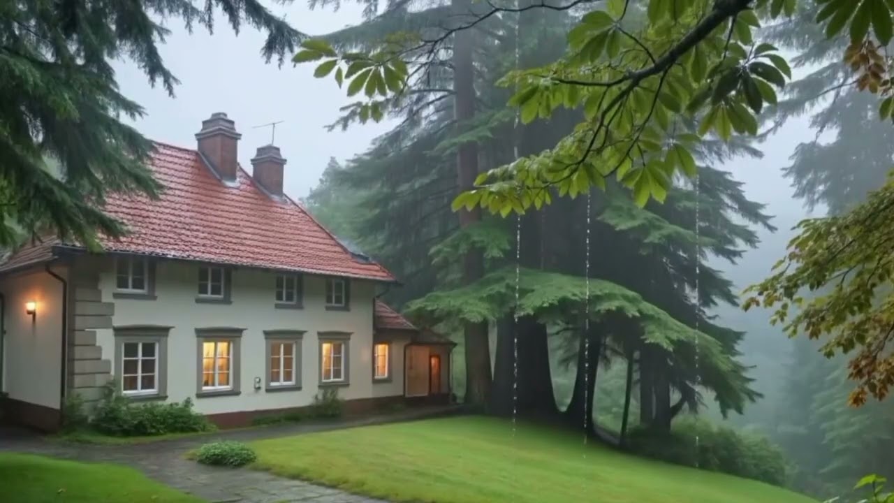 Rainy Forest Villa Ambience &ndash; Peaceful Nature Sounds for Relaxation 🌧️