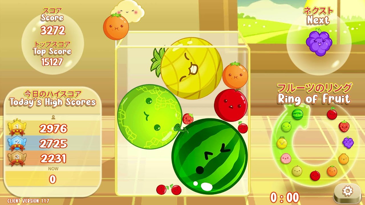 【スイカゲーム】🍊🍉 試合中にスイカを獲得する！#683