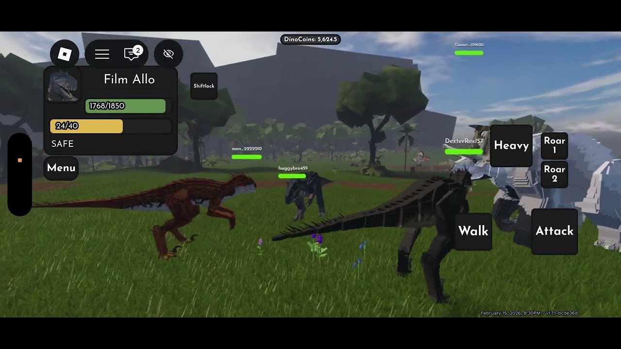 Playing Jurassic Blocky 
