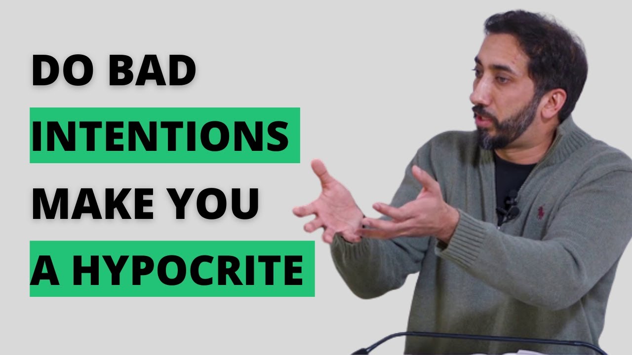 Not Doing Everything For The Sake Of Allah | - Nouman Ali Khan