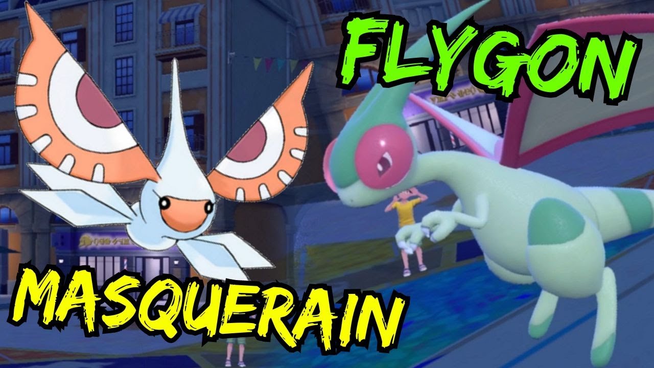 Flygon and Masquerain! Pokemon VGC Regulation G 2024 Scarlet and Violet Competitive Wifi Battle