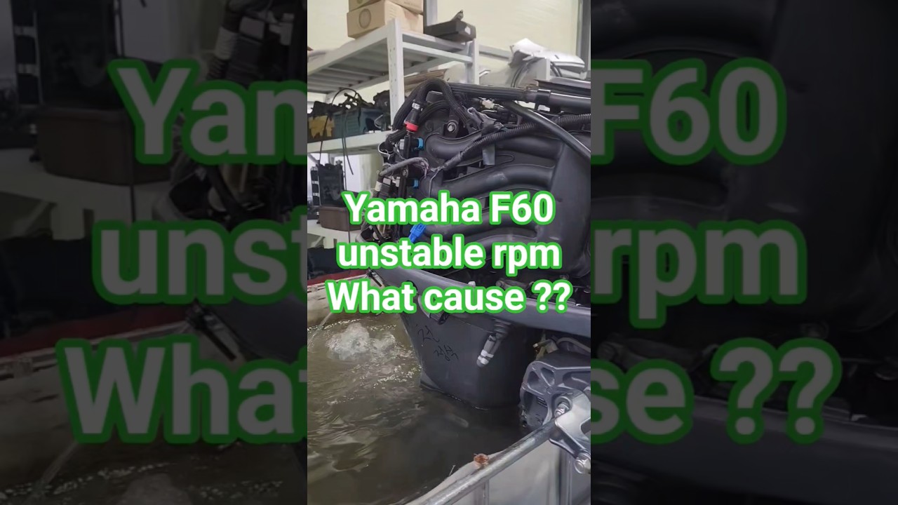 Yamaha F60(outboard). unstable rpm. misfire. What cause?? (fuel injector stuck open)